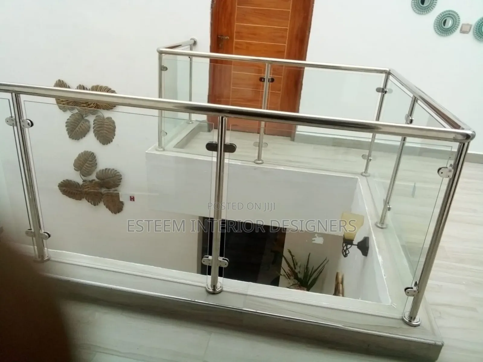 Stainless Steel and Glass Staircase Handrails