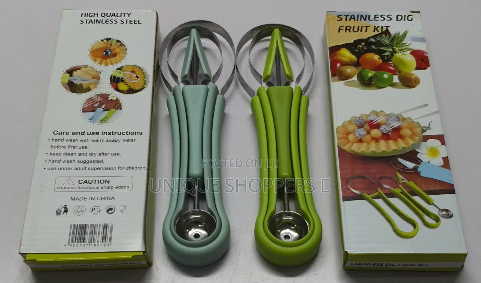 Quality Stainless Steel Dig Fruit Kit 3in1