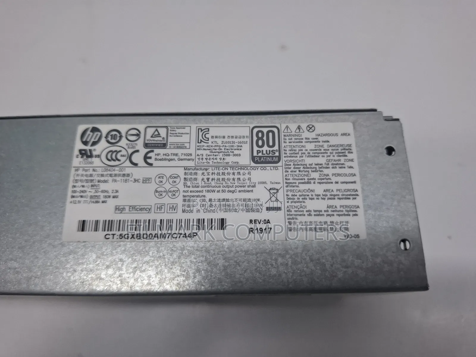 Original For Hp Prodesk 600 G5 180w Sff Power Supply