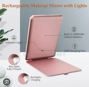 Rechargeable Led Travel Tablet Vanity Mirror