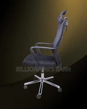 Modern High Back Mesh Office Chair — Relieves Lower Back Pressure