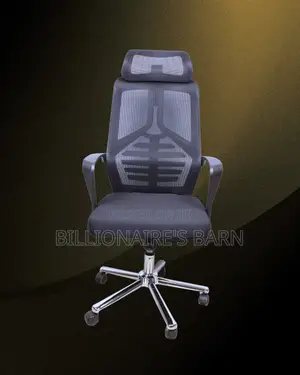 Modern High Back Mesh Office Chair — Relieves Lower Back Pressure