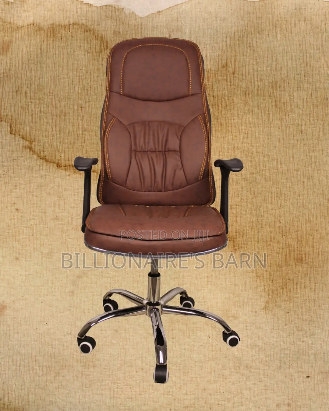 Ergonomic Executive Leather Chair (High-Back) — Only a Few Left