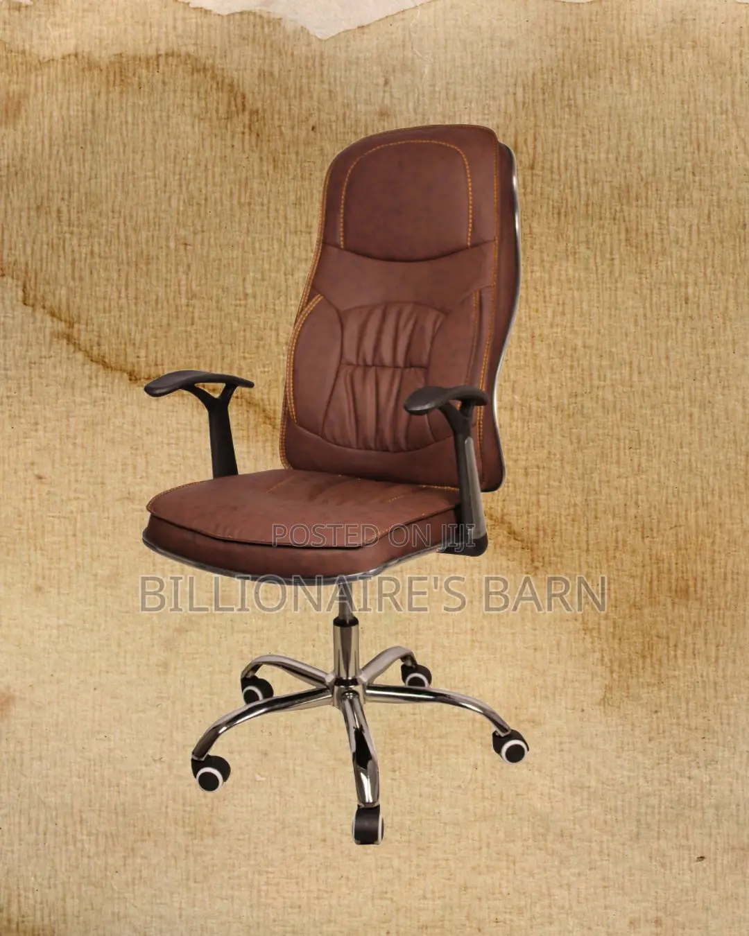 Ergonomic Executive Leather Chair (High-Back) — Only a Few Left