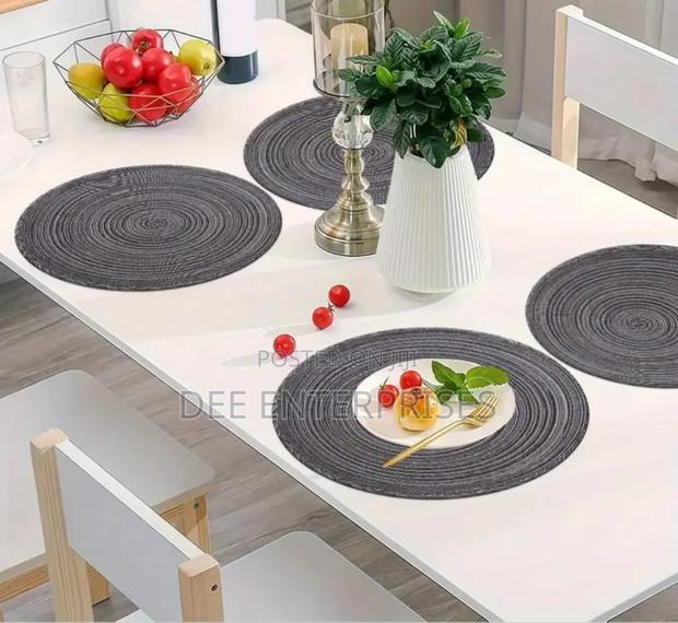 Elegant Round Woven Placemats