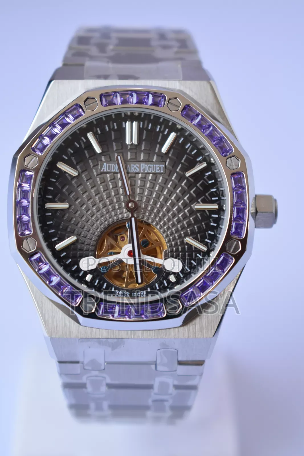 Audemars Piguet Royal Oak Tourbillon Purple Iced Watch