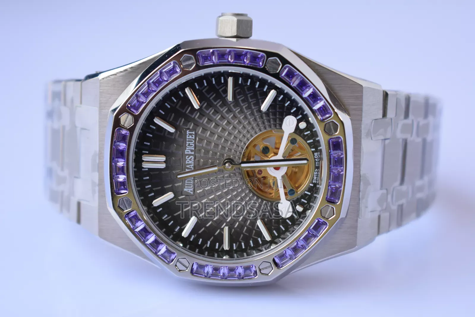 Audemars Piguet Royal Oak Tourbillon Purple Iced Watch