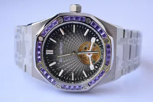 Audemars Piguet Royal Oak Tourbillon Purple Iced Watch