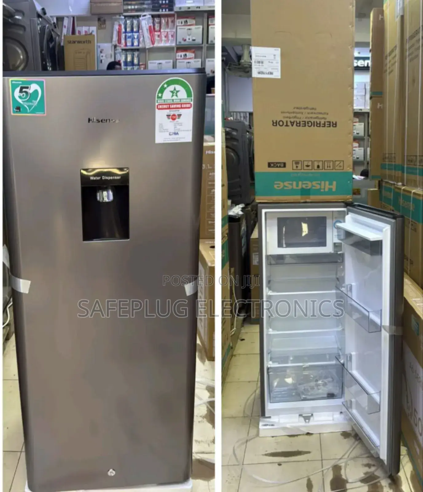 Hisense Fridge - 176l External Dispenser Ref176dr Single Door