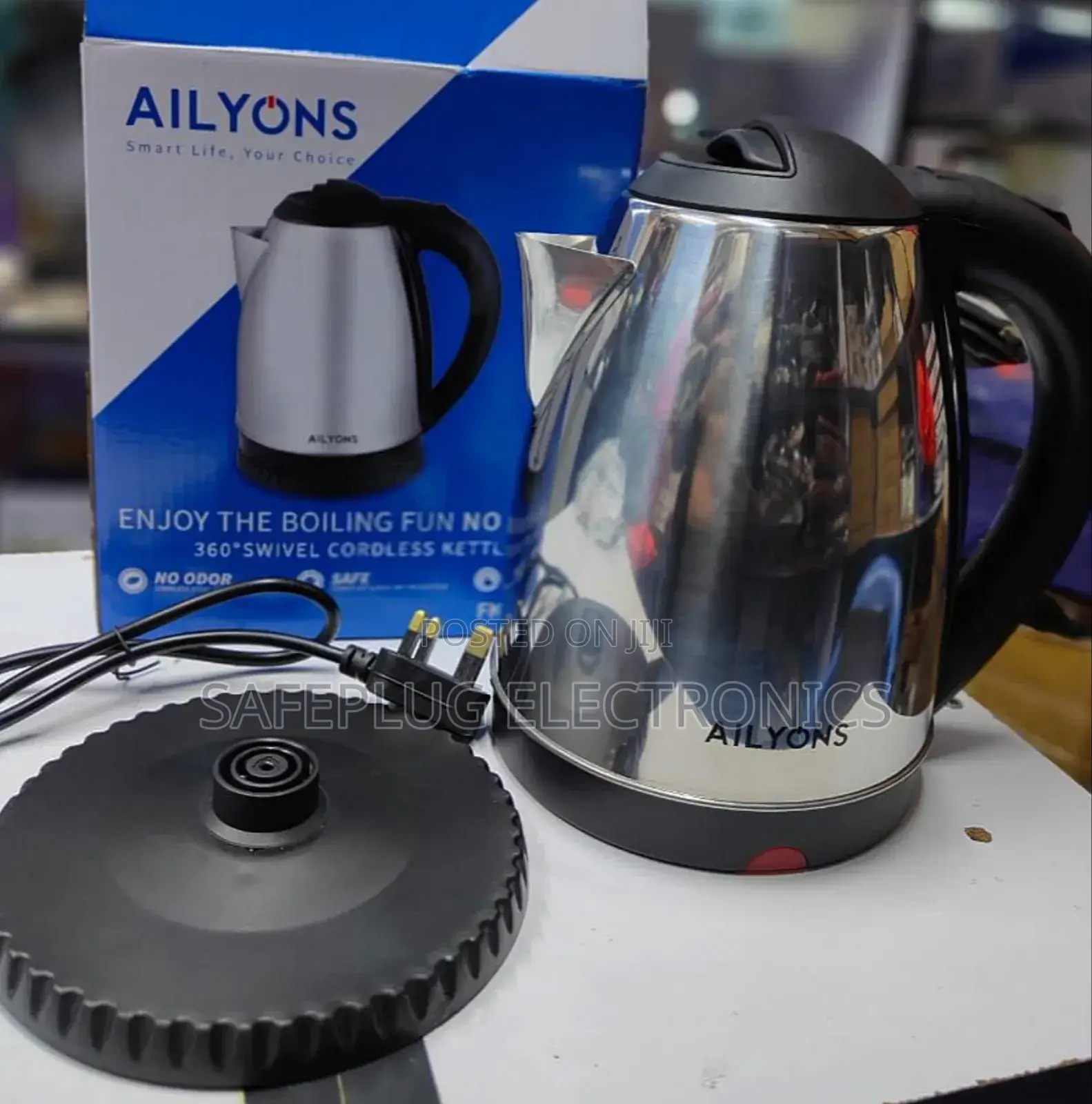 Ailyons 2.0 Litres Electric Water Kettle - Stainless Body Finish