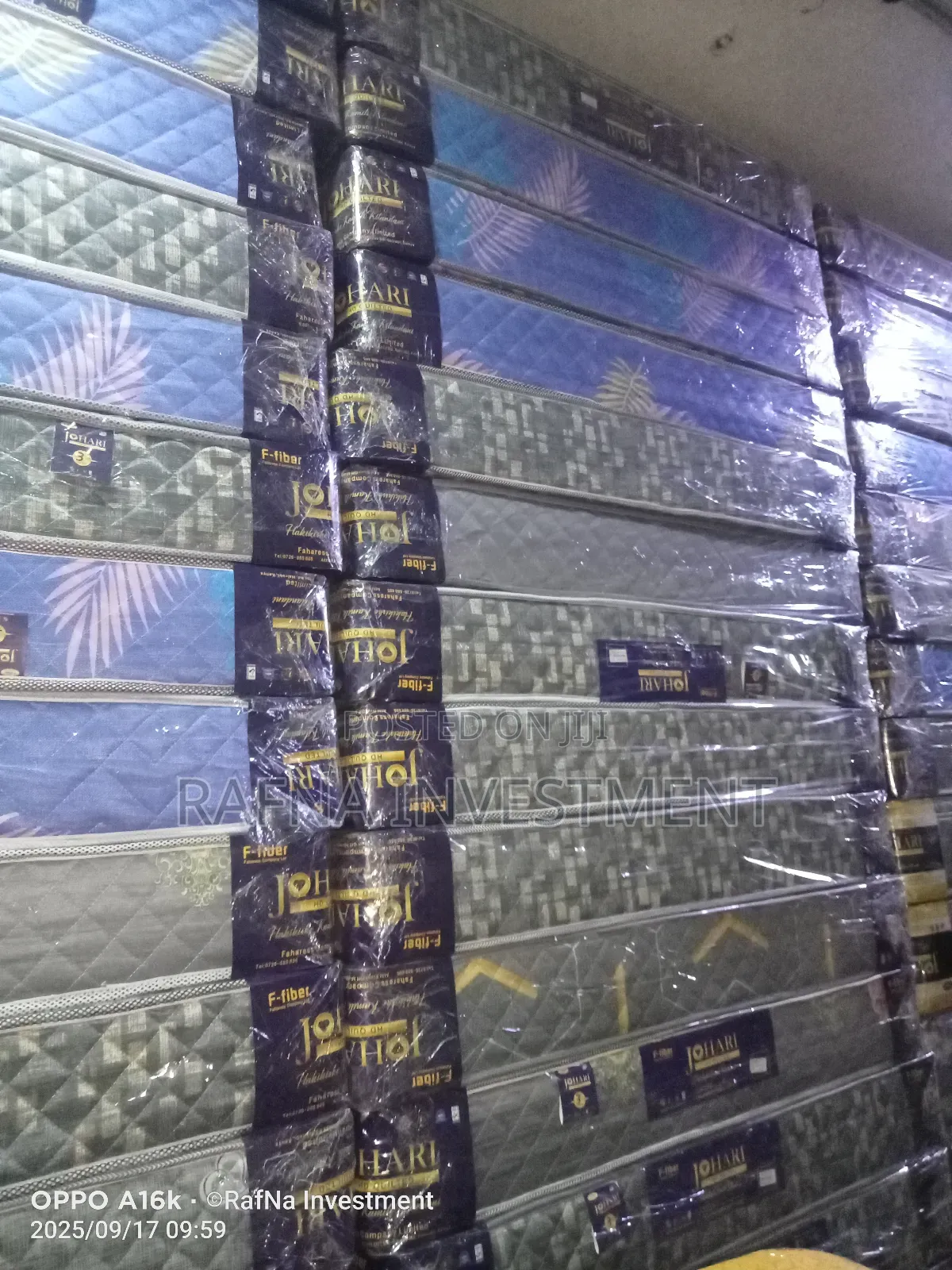 Johari Fiber Mattress 5×6×8"