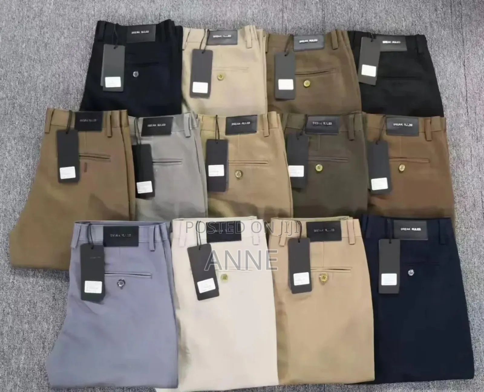 Men Khaki Trousers