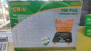 108pcs Socket Wrench Tool Box