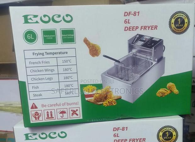 2500 Watts - Eoco Deep Fat Fryer, 6 Litres Capacity