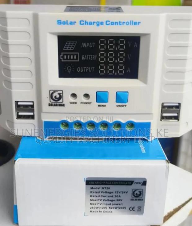 Affordable 20 Amps Solar Controller - main view