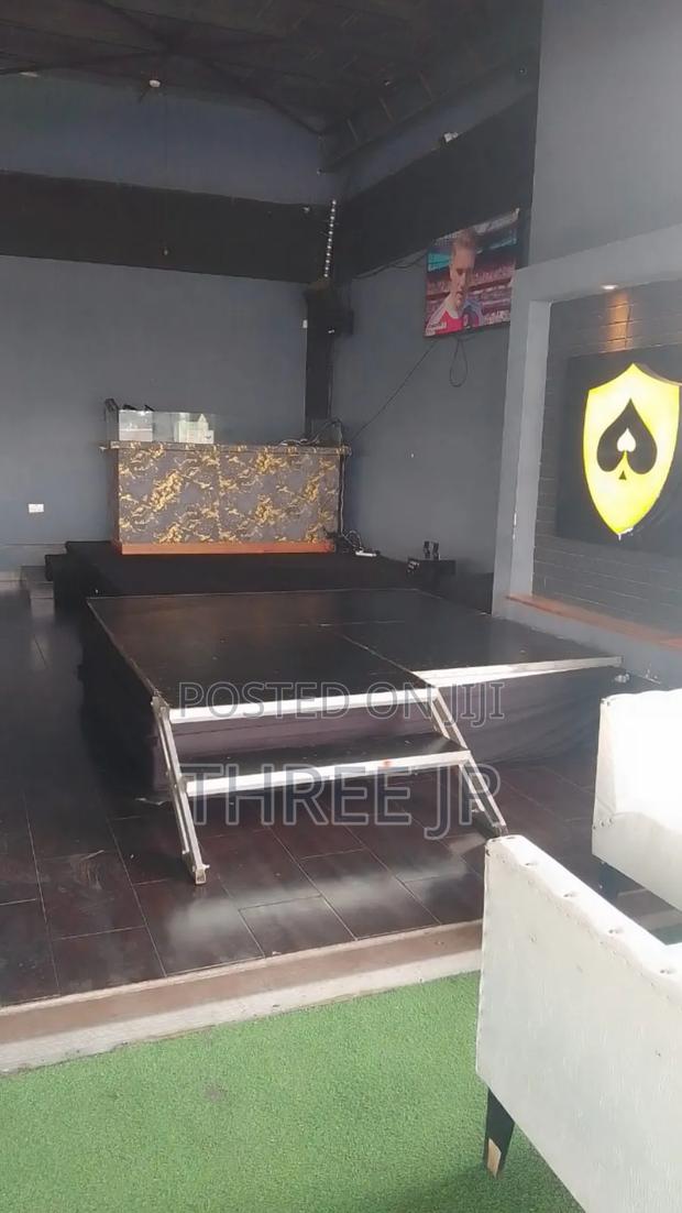 Club Stage Hire Set Up for an Artist .
