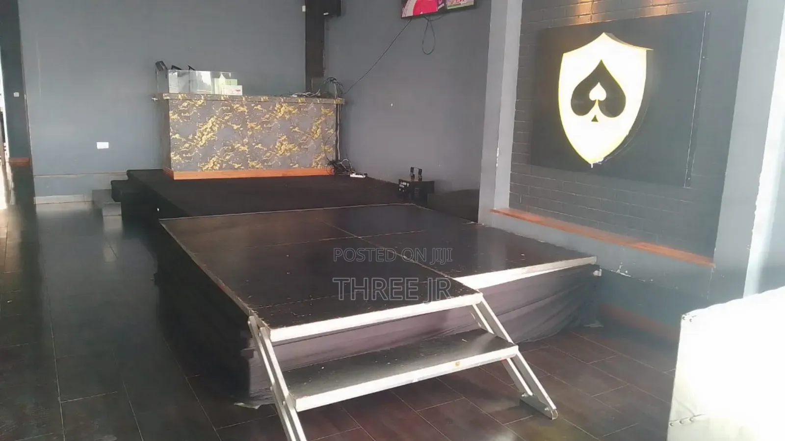Club Stage Hire Set Up for an Artist .