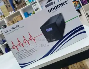 Unomat Ups 1500va Plastic Case Uk Plug (3-Pin)