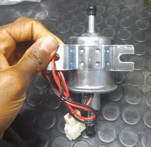 External Fuel Pump With Inlet and Outlet.