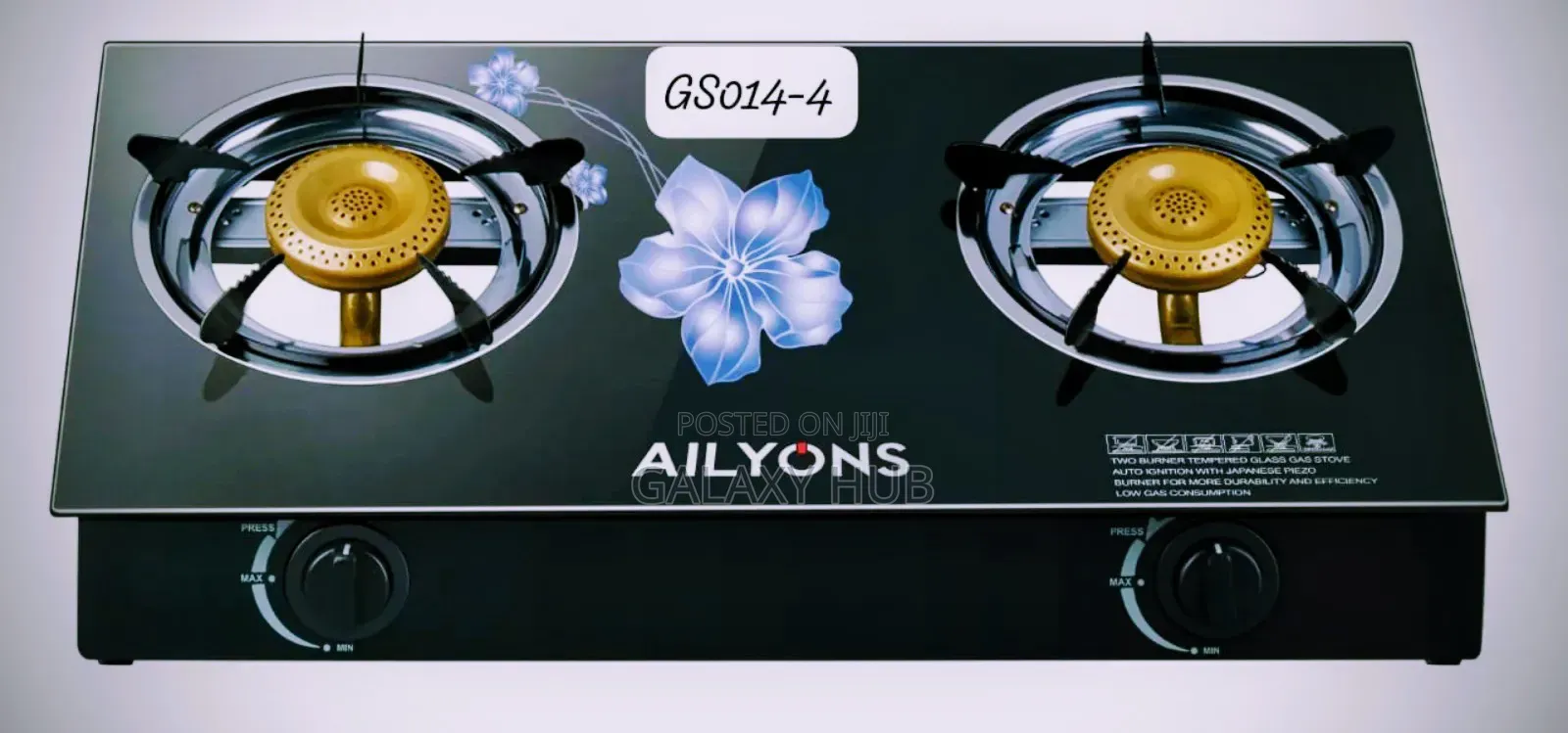 Ailyons 2 Burner Glass Top Cooker