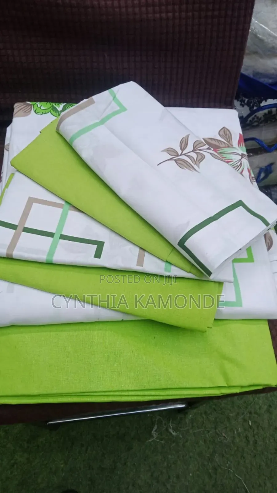 Cotton Fitted Bedsheets Size 6*7