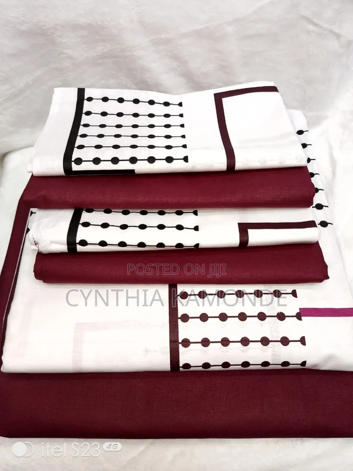 Cotton Fitted Bedsheets Size 6*7