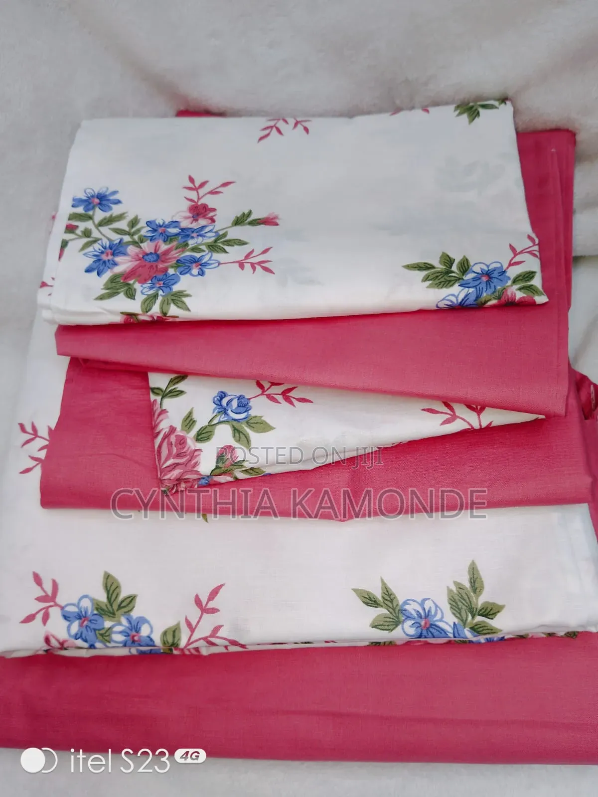Cotton Fitted Bedsheets Size 6*7