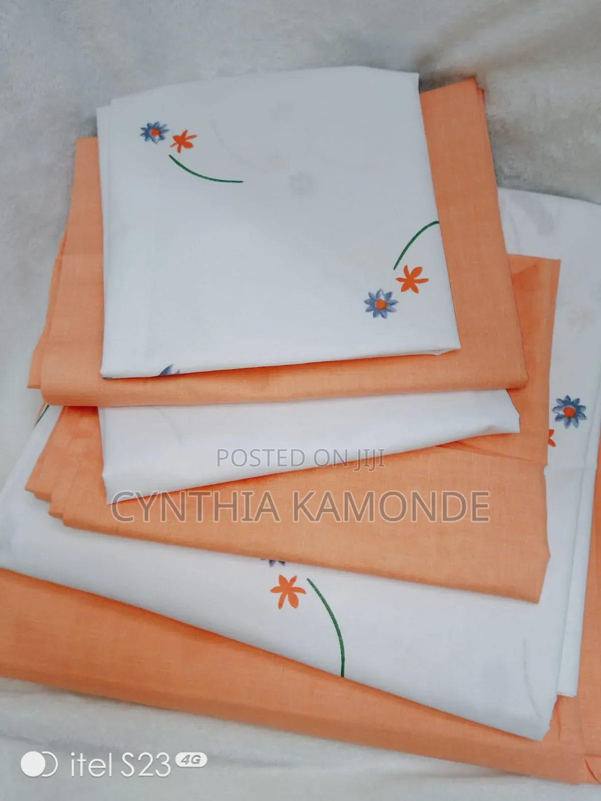 Cotton Fitted Bedsheets Size 6*7