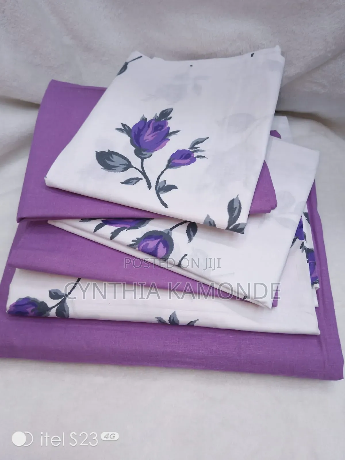 Cotton Fitted Bedsheets Size 6*7