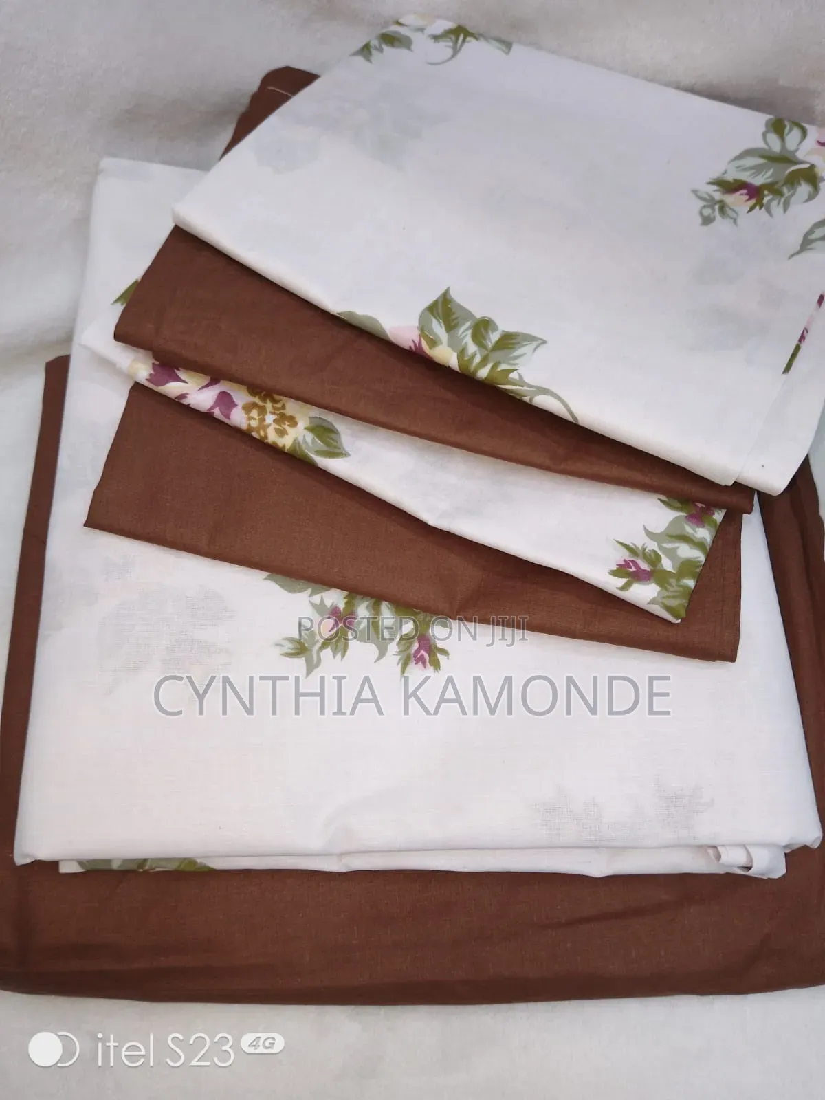 Cotton Fitted Bedsheets Size 6*7