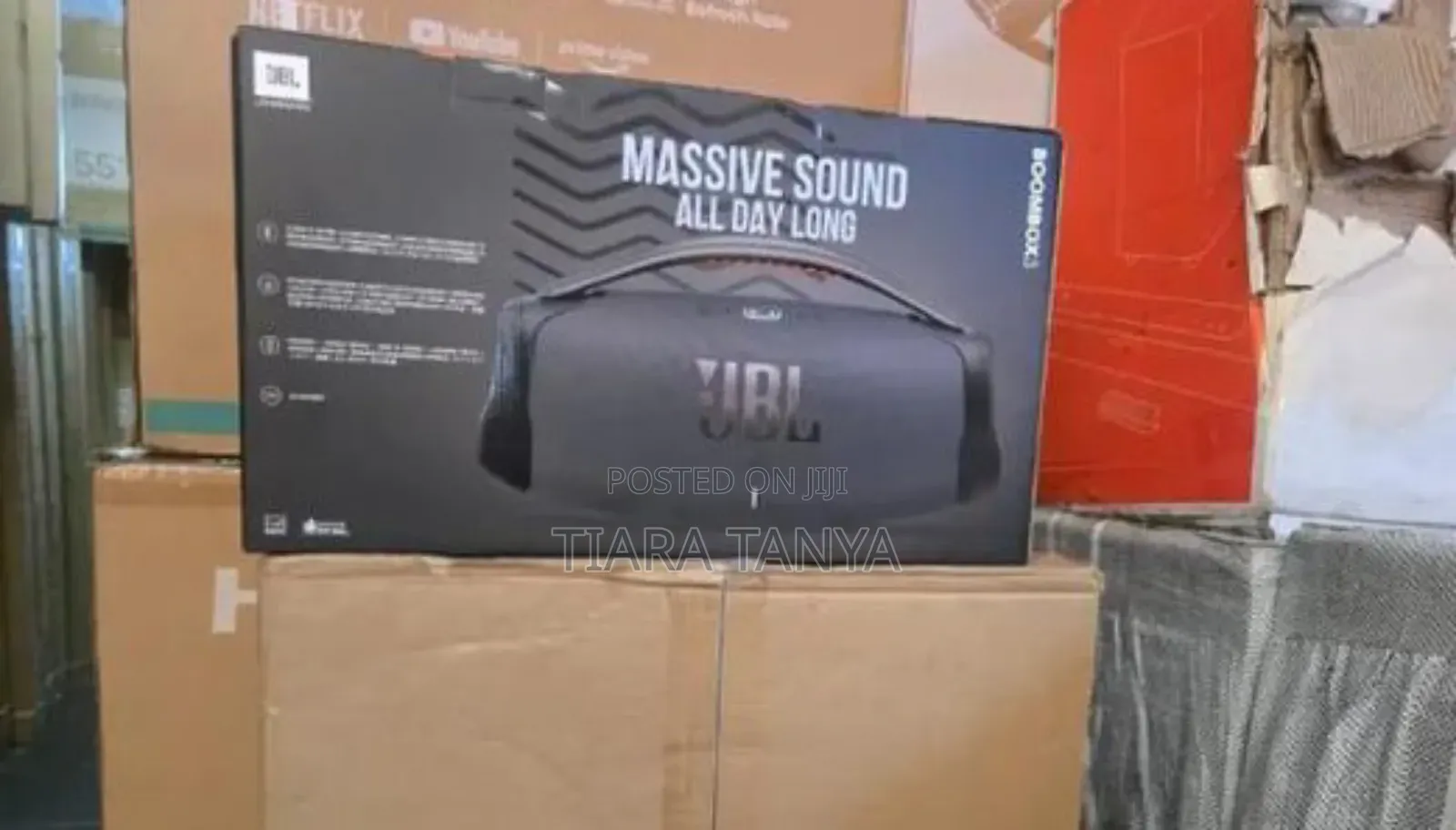 JBL Boombox 3 Portable Speaker With Monstrous Bass