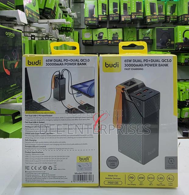 Budi Pb810b 30000mah *65w* Pd Fast Charging Power Bank - main view