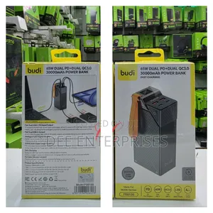 Budi Pb810b 30000mah *65w* Pd Fast Charging Power Bank