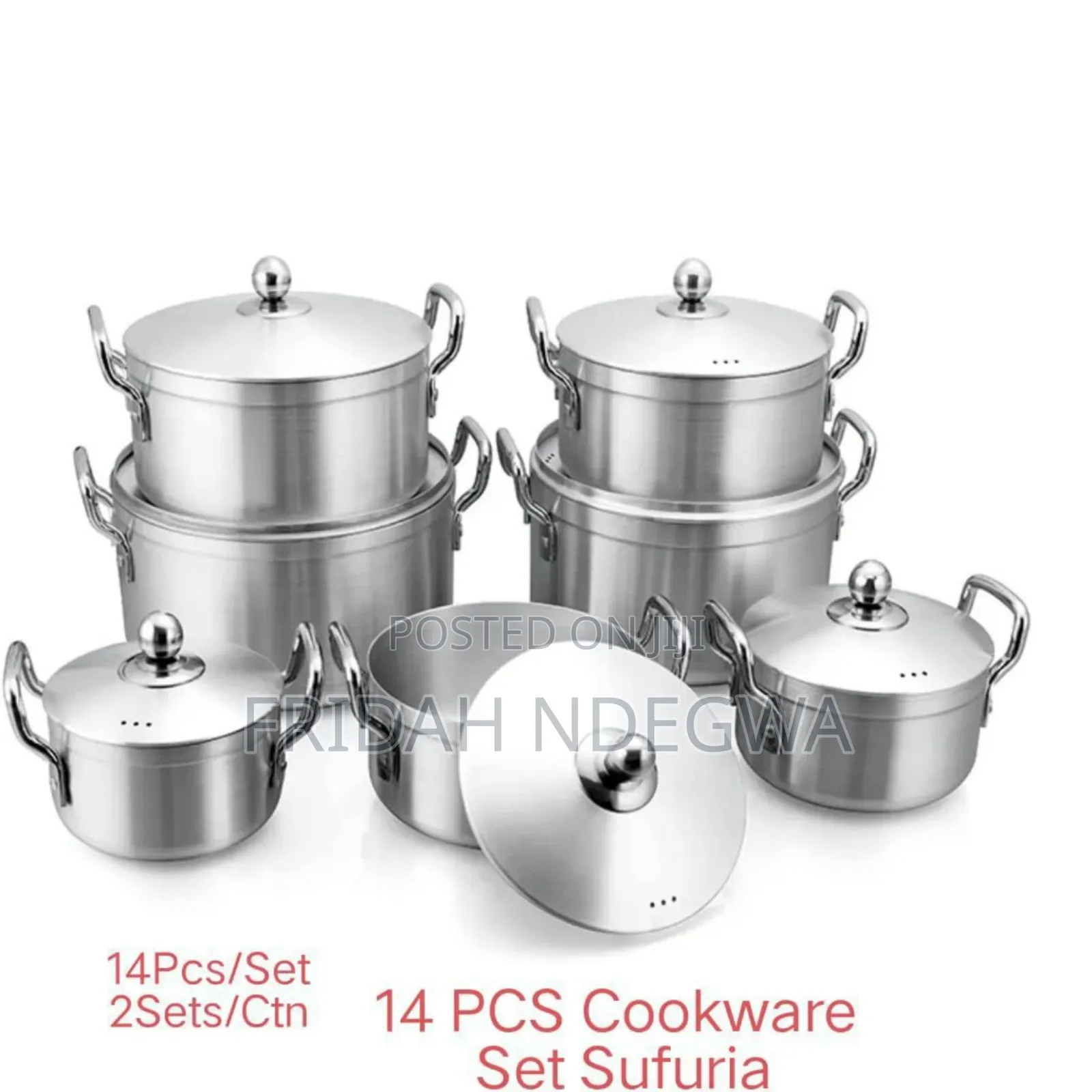 *Greatstar 14pc Stainless Steel Cookware 