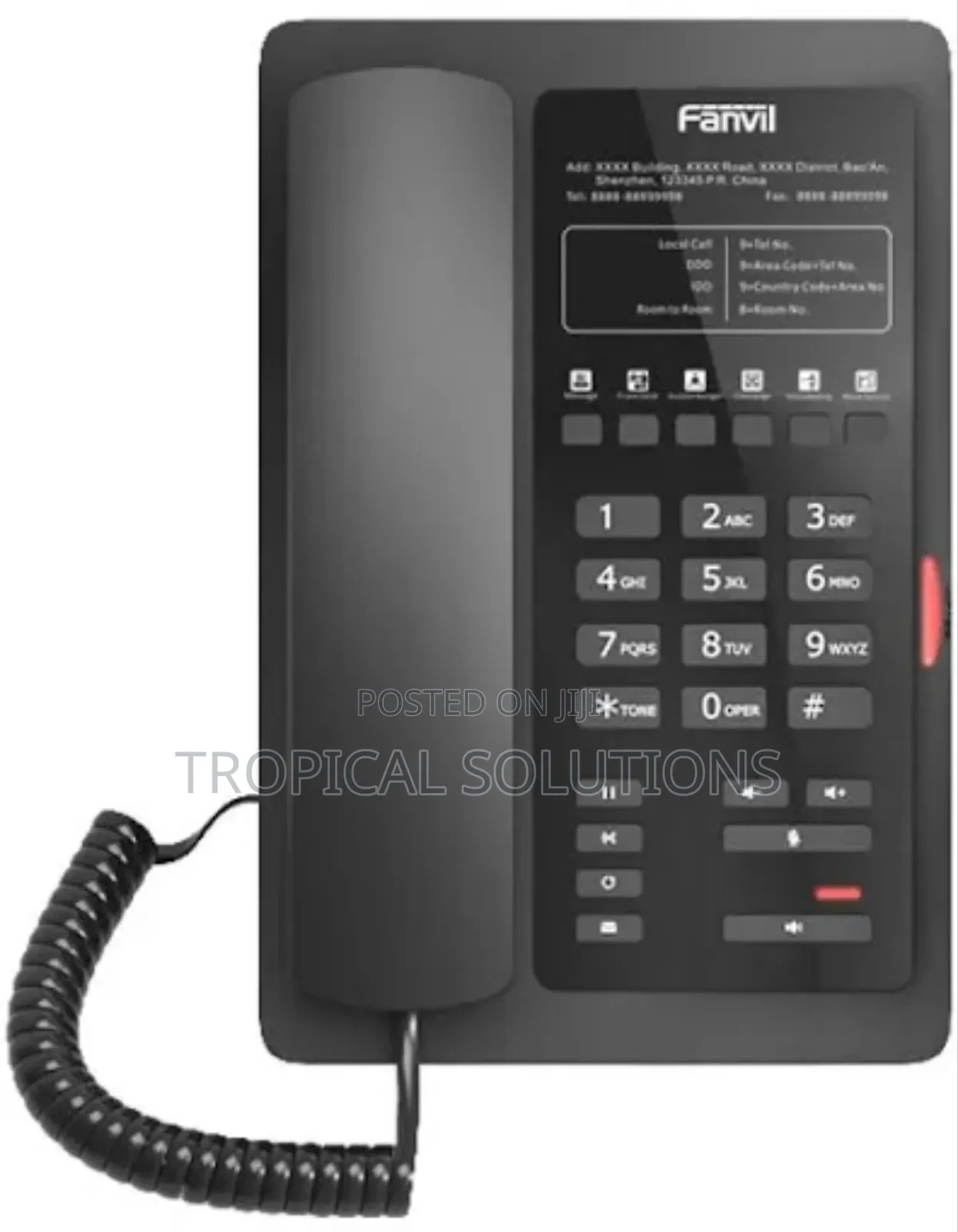Fanvil H3 Hotel Ip Phone H3 Landline