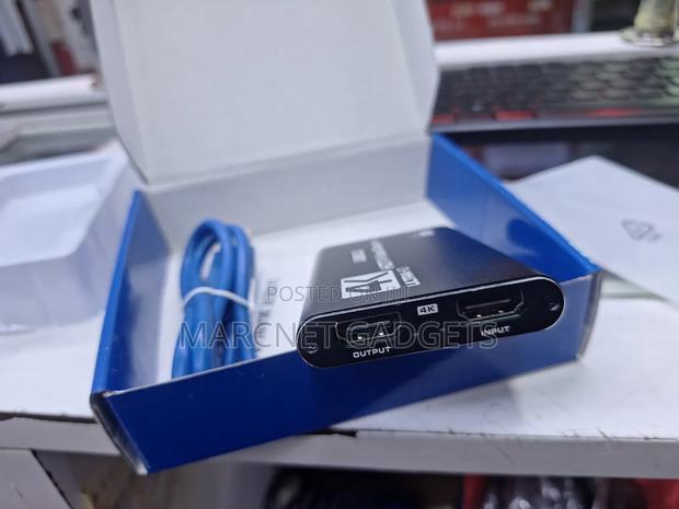 High Speed 3.0 Caplture Card With Loop Hdmi in Out With Audio Jack Mic - thumbnail 2