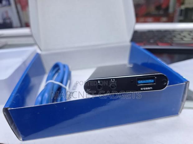 High Speed 3.0 Caplture Card With Loop Hdmi in Out With Audio Jack Mic - thumbnail 3