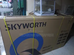 Skyworth 75" Inch Smart Tv Qled Uhd Google Tv Frameless Tv