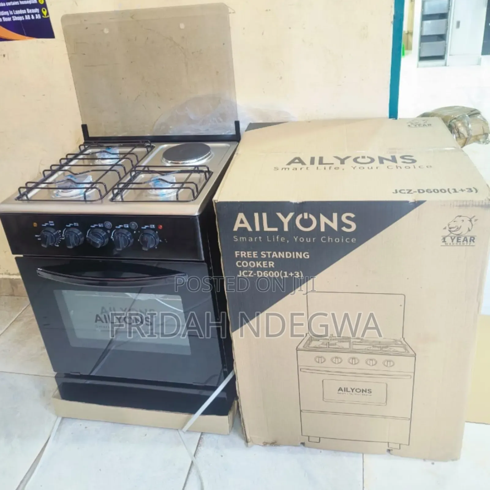 60*60 Ailyons 3+1 Standing Cooker