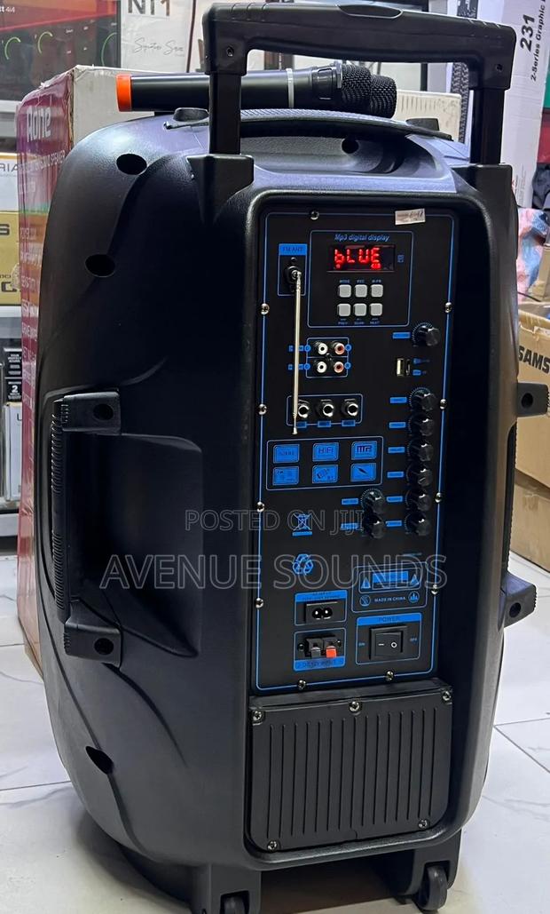 Portable Aone 15inch Powered Speaker With Mics - thumbnail 2