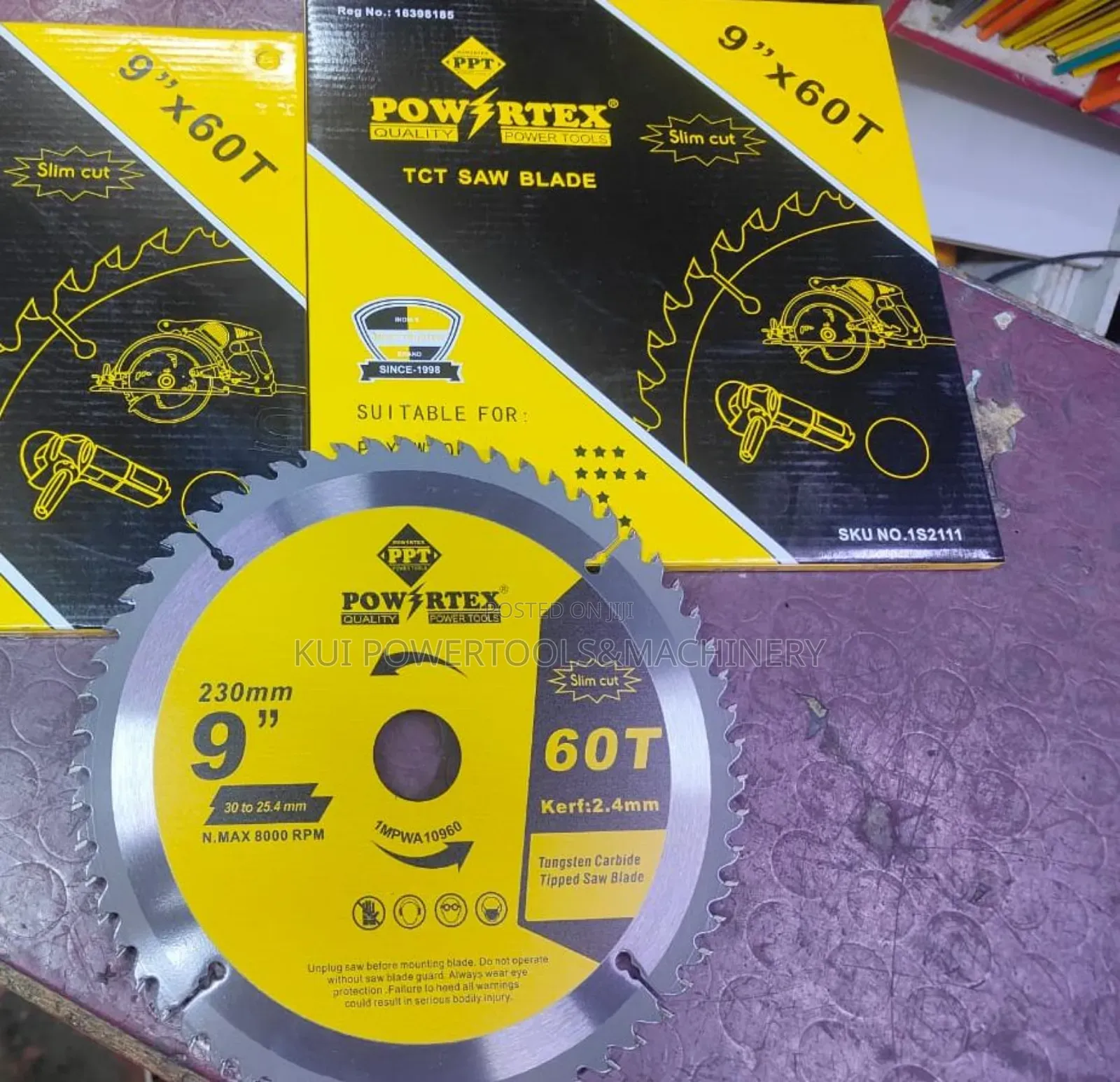 9" Powertex Saw Blade / 60t Saw Blade
