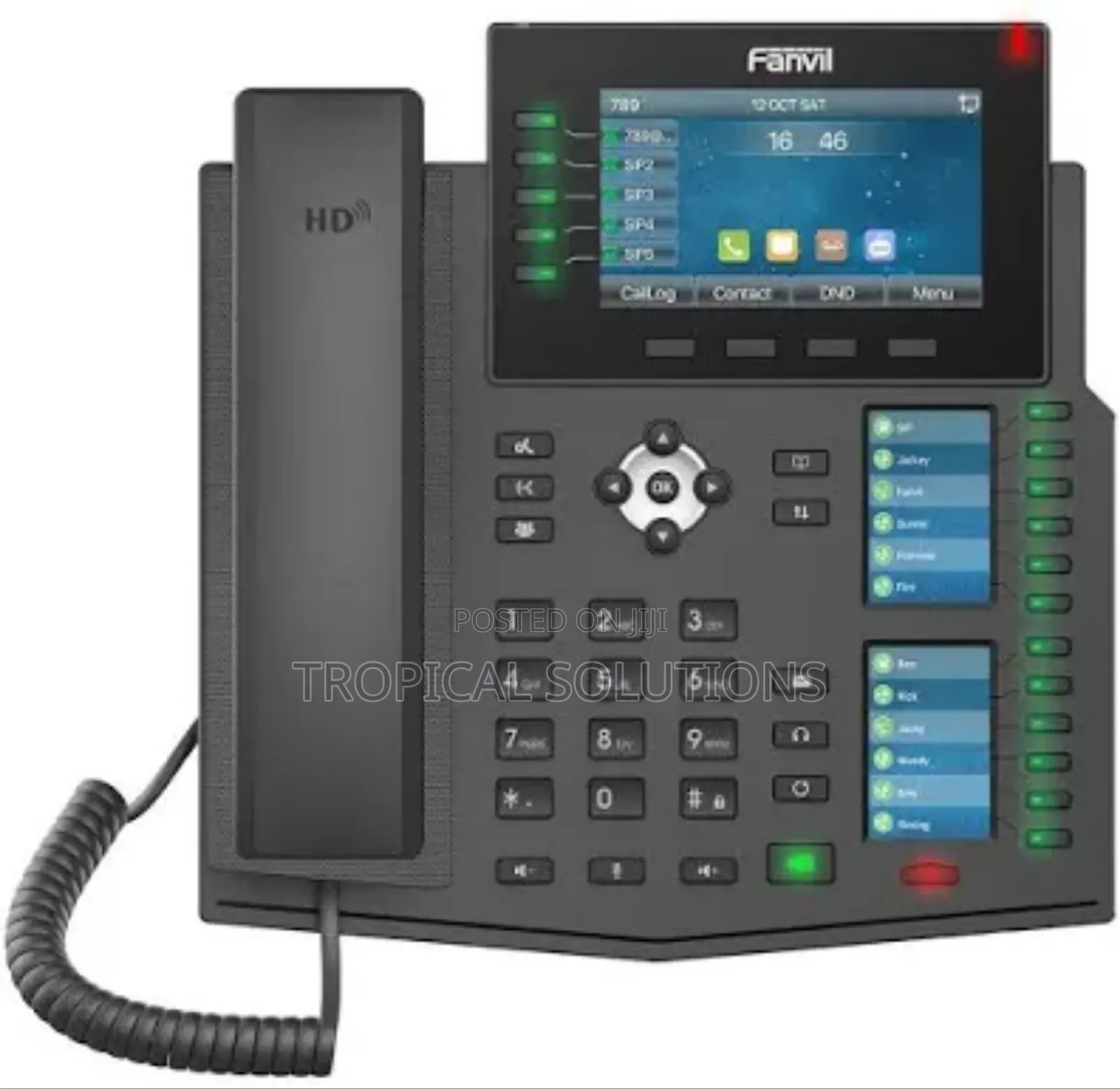Fanvil X6u 6-Line Ultra Elegant Gigabit Ip Phone