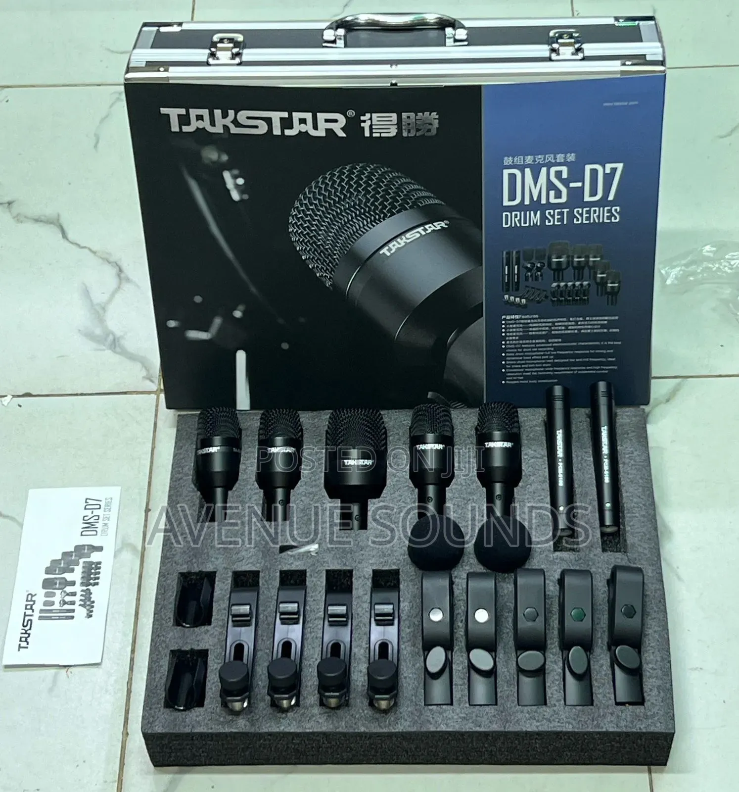 Takstar DMS-D7 Complete Drumset Microphones
