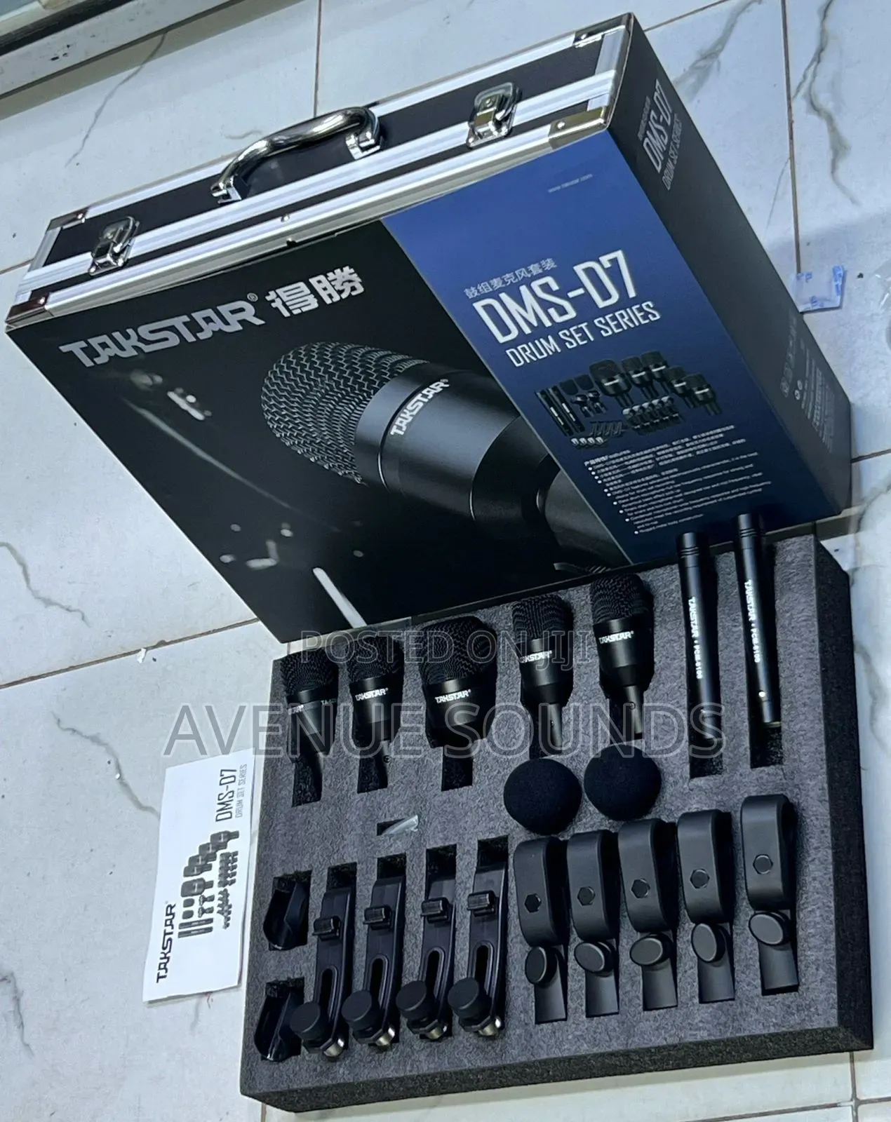 Takstar DMS-D7 Complete Drumset Microphones