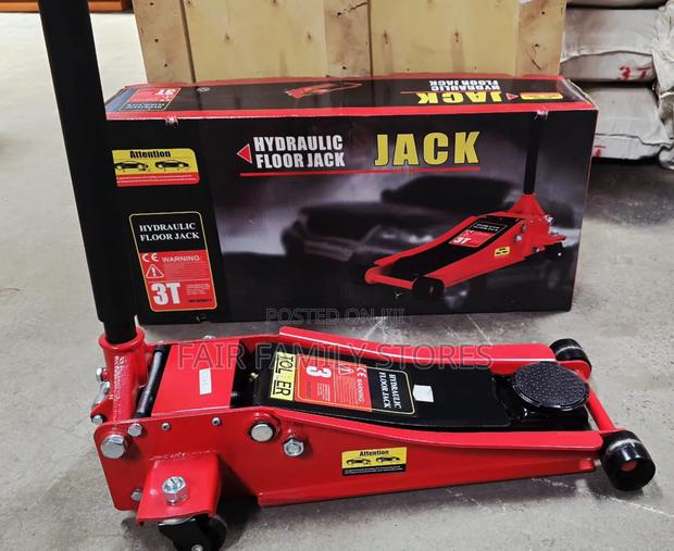 Hydrolic Double Pistone Floor Jack - thumbnail 2