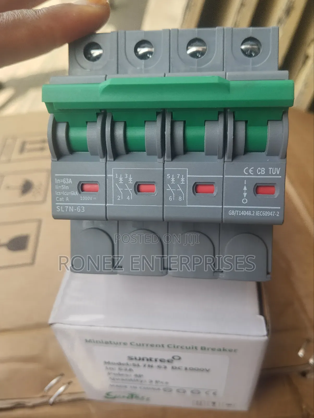 63 Amps Dc Breaker Suntree 4 Pole
