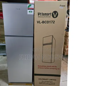 Silver Volsmart 172litres Double Door Refrigerator