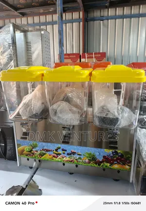 Three Jars Juice Dispenser
