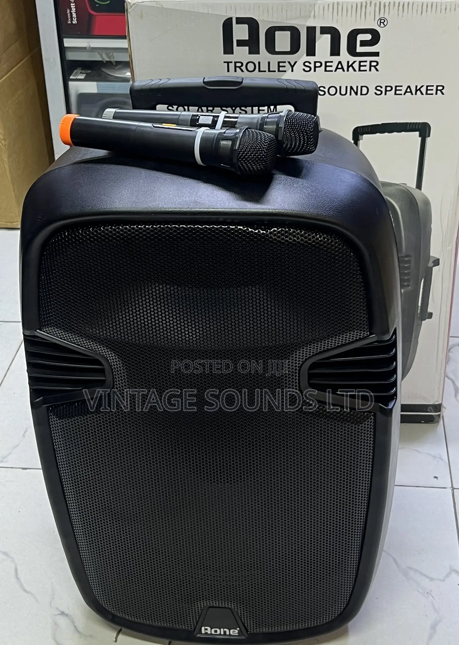 Aone 15 “ Trolley Portable Rechargeable Speaker 6800w PMP