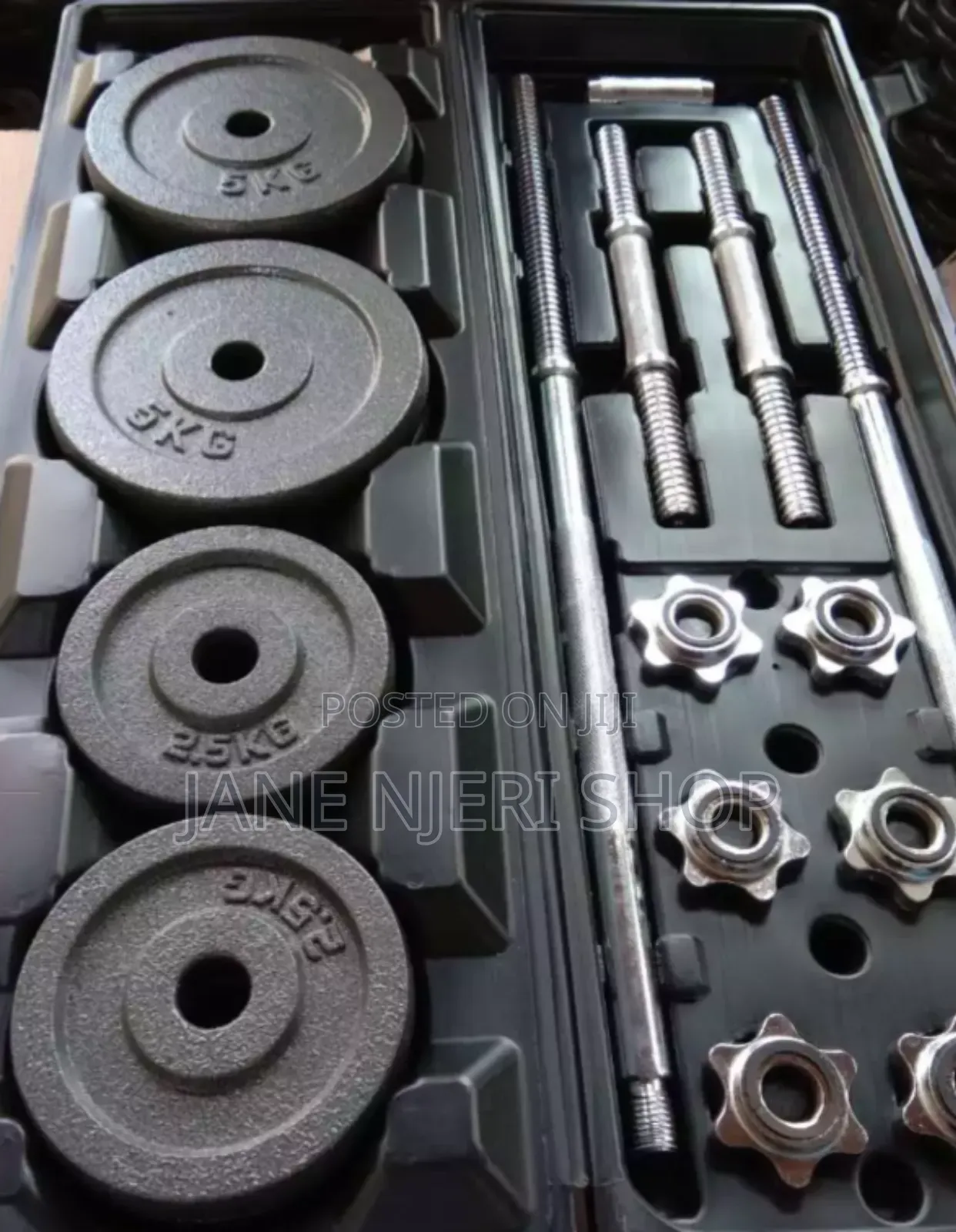 50 Kg Dumbells  With Case
